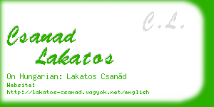 csanad lakatos business card