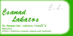 csanad lakatos business card